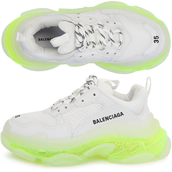Giày Balenciaga Triple S Clear Sole Sneaker Athletic 544351 W2FR1 9073 - Ảnh 4
