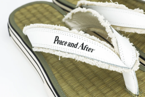 Dép xVESSEL x Peace and After SLIDES Natural - Ảnh 6