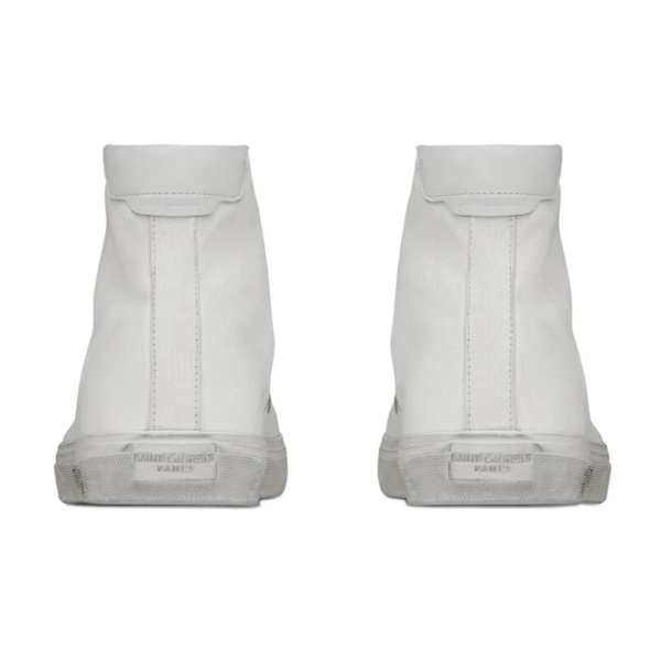 Giày Saint Laurent Malibu Mid Optic White 649249-00NG0-9030 - Ảnh 3