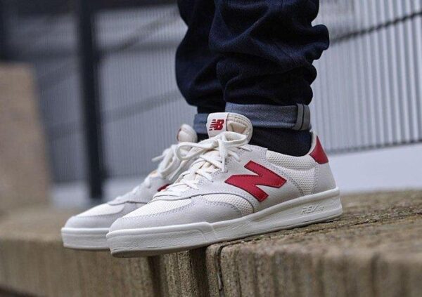 Giày New Balance 300 White Red CRT300WR - Ảnh 7