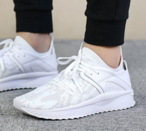 Alternative view of Giày Puma Tsugi Blaze Evoknit 'White Grey' 365498-01