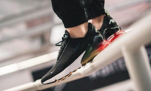 Giày Nike Air Max 270 'Black Laser Orange Ember Glow' AQ9164-003 - Ảnh 2