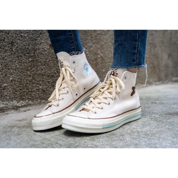 Giày Converse Golf Le Fleur x Chuck 70 Hi 'Parchment Canvas' 163170C - Ảnh 4