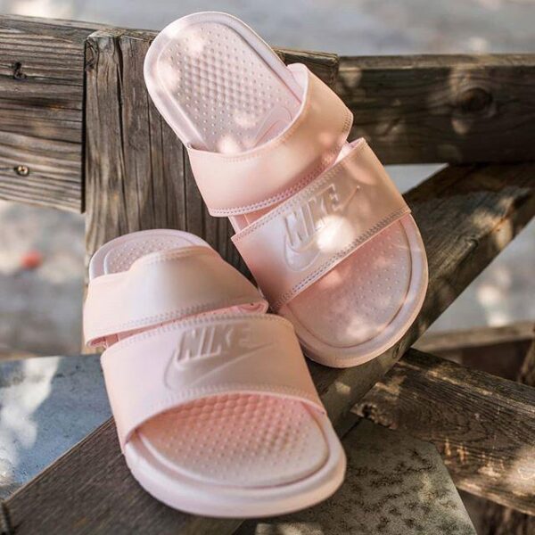 Dép Nike Wmns Benassi Duo Ultra Slide 'Echo Pink' 819717-605 - Ảnh 3
