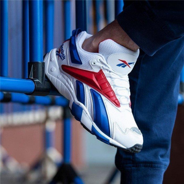 Giày Reebok Interval 96 'White Scarlet Royal' FV5520 - Ảnh 2