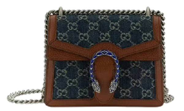 Túi Gucci Dionysus Mini Dark Blue And Brown Leather 421970-2KQFN-4483