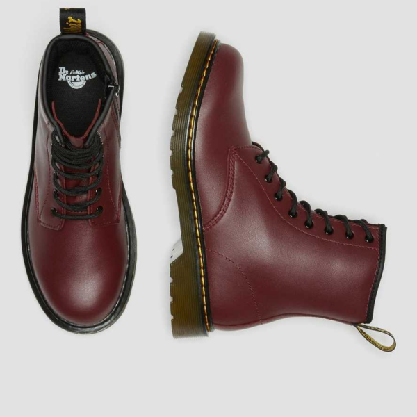 Giày Dr.Martens Youth 1460 Softy T Leather Lace Up 'Red' 21975600 - Ảnh 4
