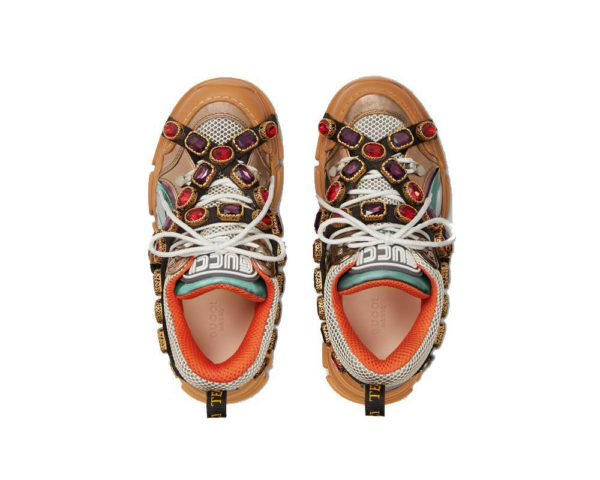 Giày Gucci Wmns Flashtrek Crystals 'Multi-Color Metallic' 537133-DOR60-8266 - Ảnh 5