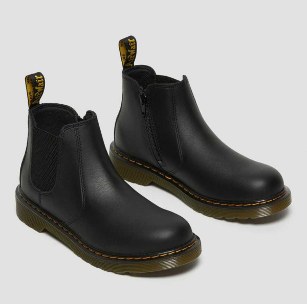 Giày Dr.Martens Youth 2976 Softy T Leather 'Black' 21992001 - Ảnh 3