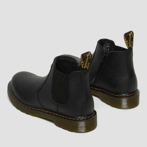 Giày Dr.Martens Youth 2976 Softy T Leather 'Black' 21992001 - Ảnh 4