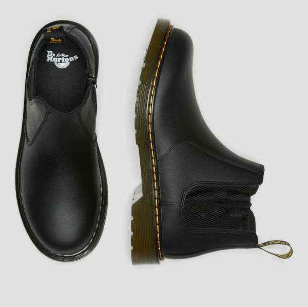 Giày Dr.Martens Youth 2976 Softy T Leather 'Black' 21992001 - Ảnh 5