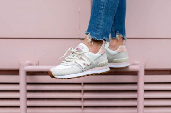 Giày New Balance Wmns 574 'Turtle Dove' WL574SAY - Ảnh 9