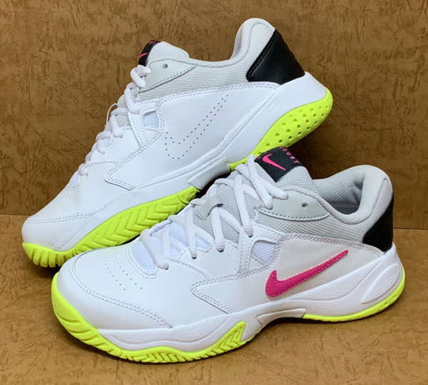 Giày Nike Wmns Court Lite 2 'White Hot Lime' AR8838-107 - Ảnh 3