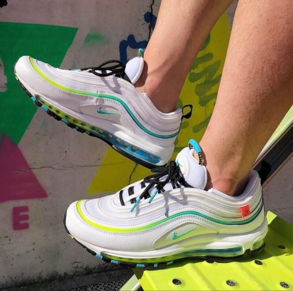 Giày Nike Air Max 97 'Worldwide Pack  White' CZ5607-100 - Ảnh 3