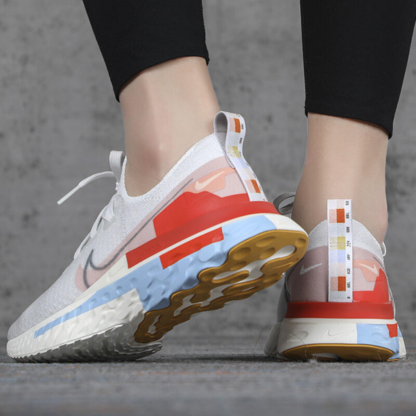 Giày Nike Wmns React Infinity Run Flyknit 'Psychic Blue Coral' CU0430-001 - Ảnh 2
