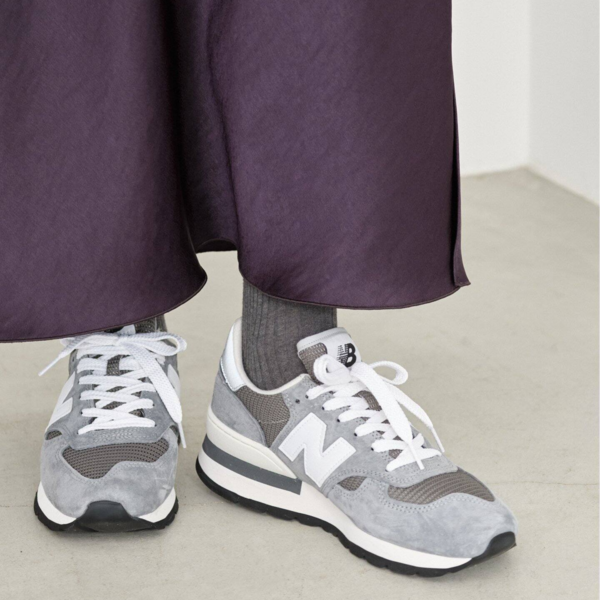 Giày New Balance 990v1 Made in USA 'Grey' M990GR1 - Ảnh 5