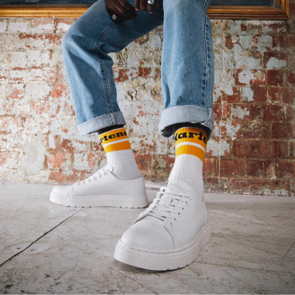 Giày Dr.Martens Dante Leather Casual White 22127100 - Ảnh 5