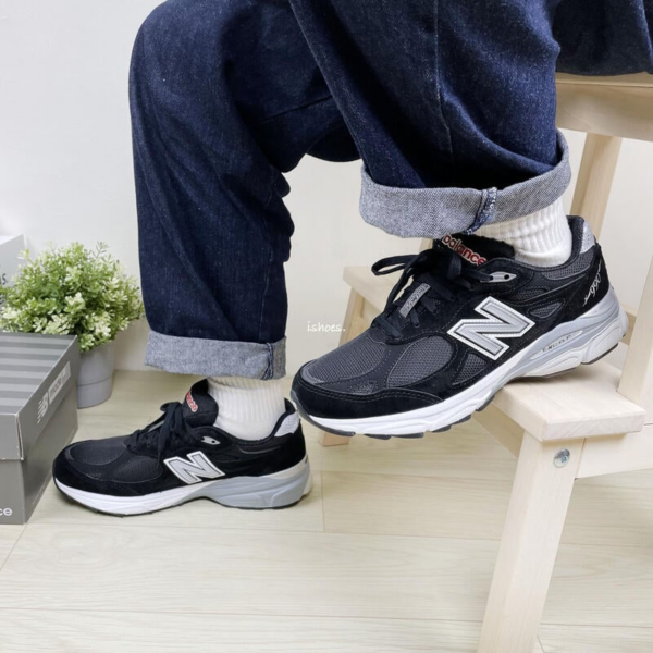 Giày New Balance 990v3 Made in USA 'Black' 2021 M990BS3 - Ảnh 6