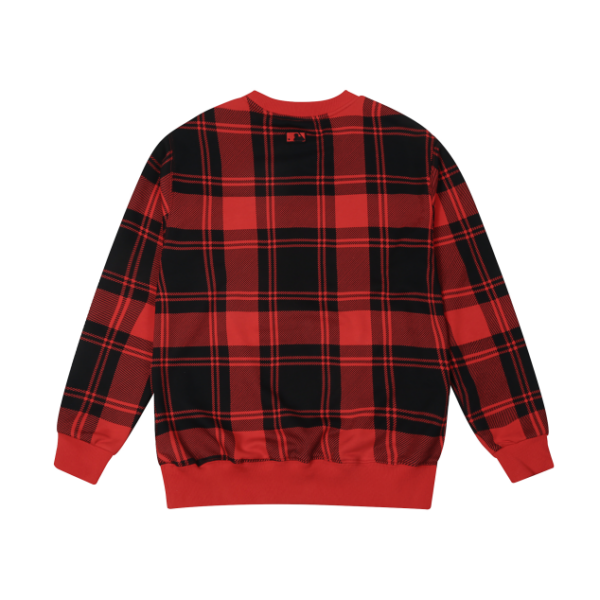 Áo MLB Check All Overfit Sweatshirt Boston Red Sox 31MTE3041-43R - Ảnh 2
