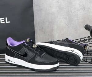 Giay Nike Air Force 1 Low World Champ 'Black Purple' DQ0300-001