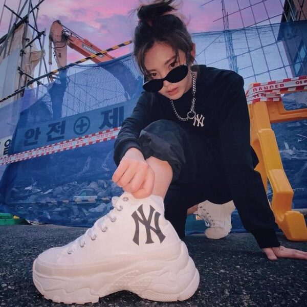 Giày Chunky High New York Yankees 32SHU1011-50I - Ảnh 7
