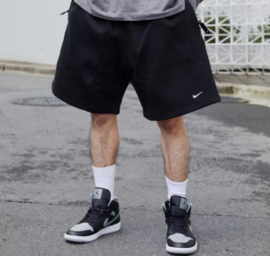 Quan Nike Solo Swoosh French Terry Shorts 'Black' DX0818-010