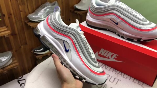 Giày Nike Wmns Air Max 97 Essential 'Flash Crimson Silver' CZ6087-101 - Ảnh 6