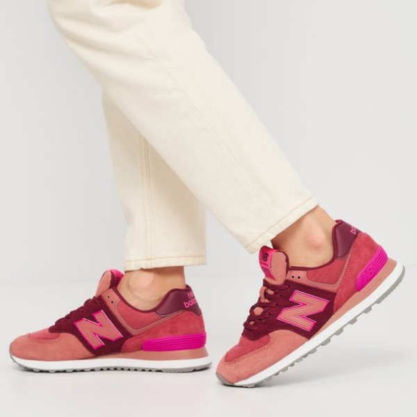 Giày New Balance 574 Classic 'Pink' WL574WH2 - Ảnh 2