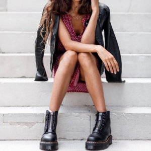 Alternative view of Giày Dr.Martens Sinclair Milled Nappa 'Black' 22564001