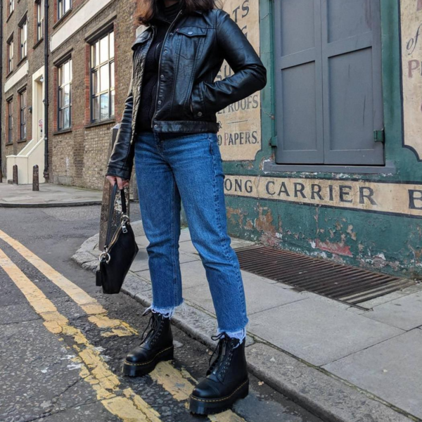 Giày Dr.Martens Sinclair Milled Nappa 'Black' 22564001 - Ảnh 4