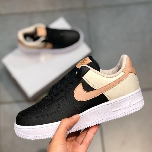 Giày Nike Air Force 1 '07 Wmns 'Black Metallic Red Bronze' CU5311-001 - Ảnh 3