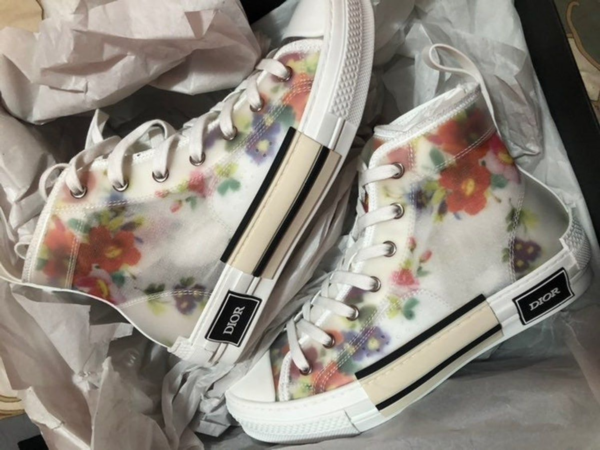 Giày Dior B23 High 'Flowers' 3SH118YJR-H063 - Ảnh 4