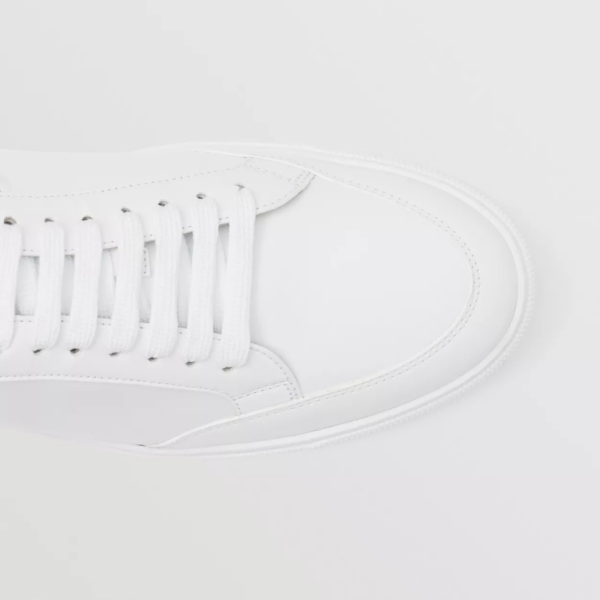 Giày Burberry Logo Detail Leather 'White' 80432101 - Ảnh 4