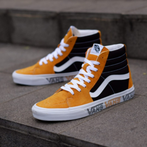 Giay Vans Sk8-Hi 'Check Sunflower' VN0A4BV6SXY