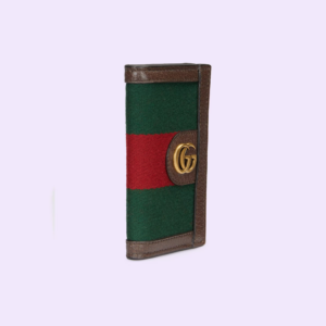 Vi Gucci Web Card Case Double G 'Green Red' 722932-HE2VT-8742