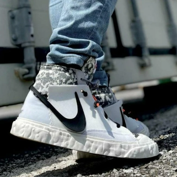 Giày Nike READYMADE x Blazer Mid 'White Camo' CZ3589-100 - Ảnh 2