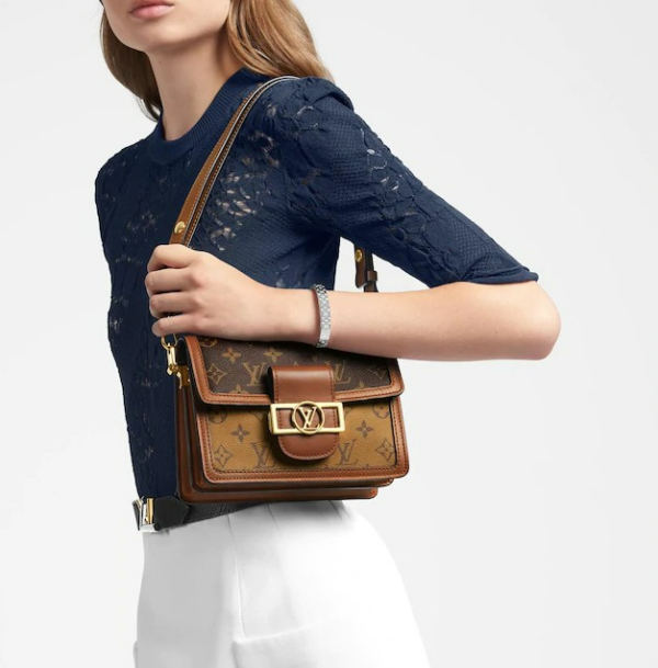 Túi Louis Vuitton Dauphine Mini Handbag M44580 - Ảnh 3