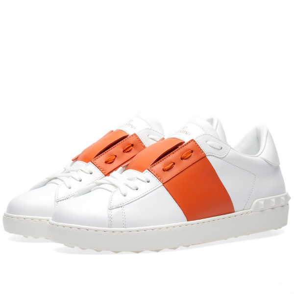 Giày Valentino Open Smooth Sneaker Sneakers VY0S0830BLUN34 - Ảnh 3