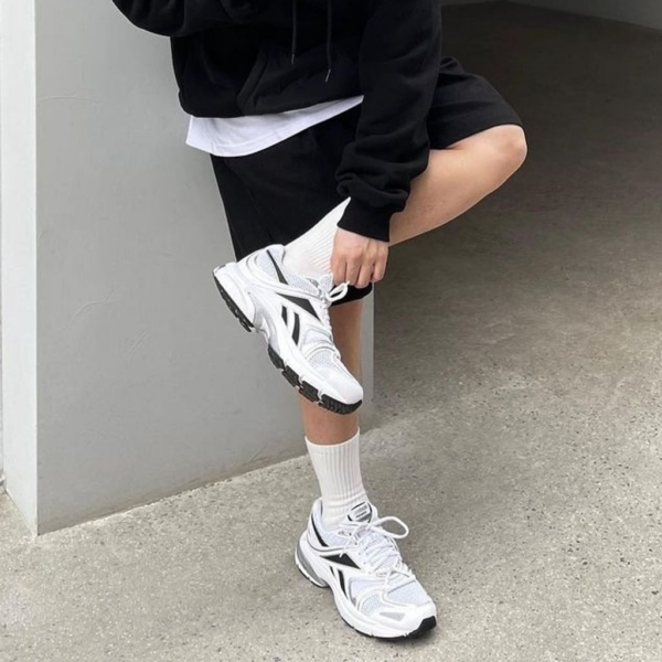 Giày Reebok Premier Road Plus 6 'White Silver Metallic' G58597 - Ảnh 2