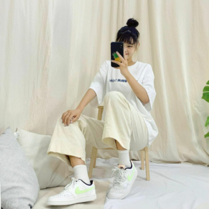 Giay Nike Wmns Court Vision Low 'White Barely Volt' DC1868-100