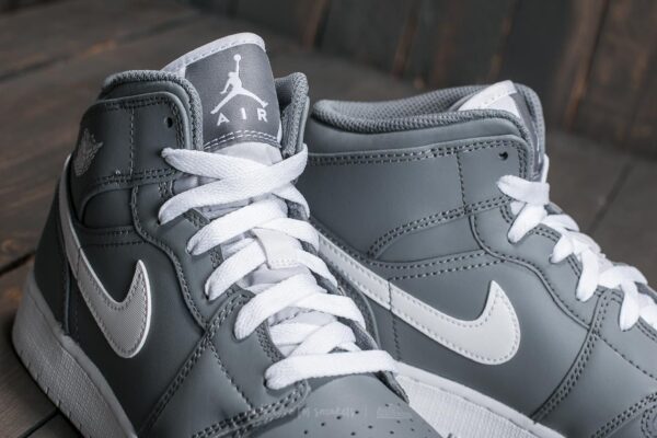 Giày Nike Air Jordan 1 Mid 'Cool Grey' 554724-036 - Ảnh 4