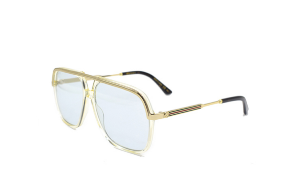 Kính Gucci 'Yellow Light Blue Gold' GG0200S-005 - Ảnh 2
