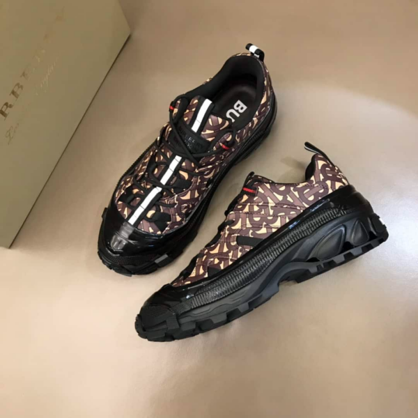 Giày Burberry Monogram Print E-canvas Arthur 'Bridle Brown' 80217781 - Ảnh 4