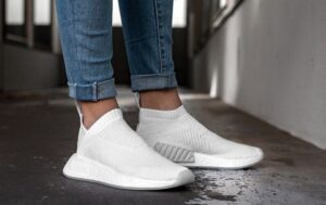 Alternative view of Giày Adidas Wmns NMD_CS2 Primeknit 'Pearl Grey' BA7213