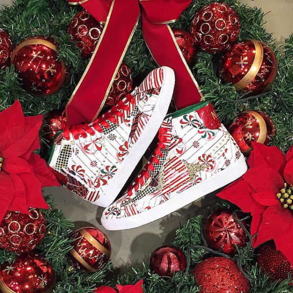 Giày Nike Wmns Blazer Mid QS 'Gift Wrapped Pack' 637990-600 - Ảnh 5