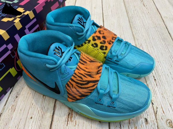 Giày Nike Kyrie 6 EP 'Animal Print Oracle Aqua' BQ4631-300 - Ảnh 7