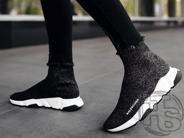 Giày Balenciaga Wmns Speed Trainer 'Scarpe Black' 530284-W0680-1000 - Ảnh 5