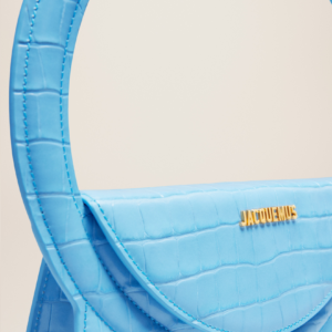 Tui Jacquemus Le Sac Rond 'Croco Blue' 221BA015-3101-330