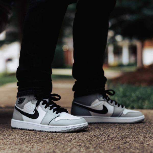 Giày Nike Air Jordan 1 Mid 'Smoke Grey' 554724-092 - Ảnh 3