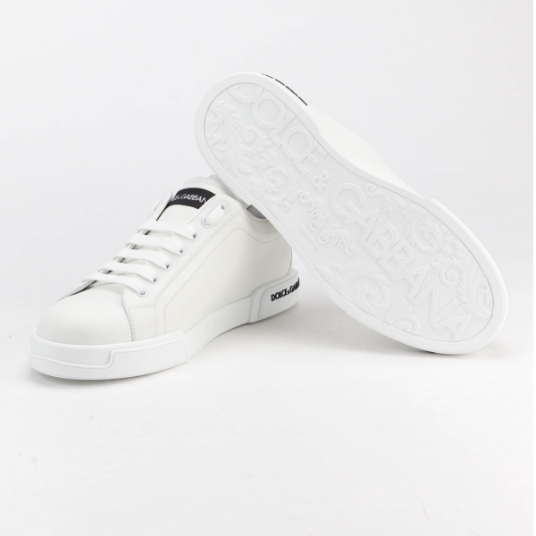 Giày Dolce & Gabbana Calf Nappa Portofino White CS1774-AA335-80001 - Ảnh 3